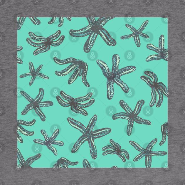 Sea Stars Pattern by Salty Siren Studios